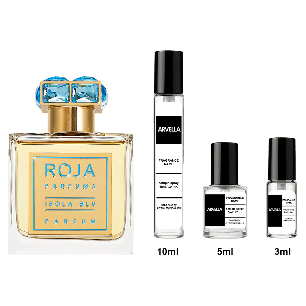 Roja Isola Blu Sample 3ml Spray - Arvella Fragrance